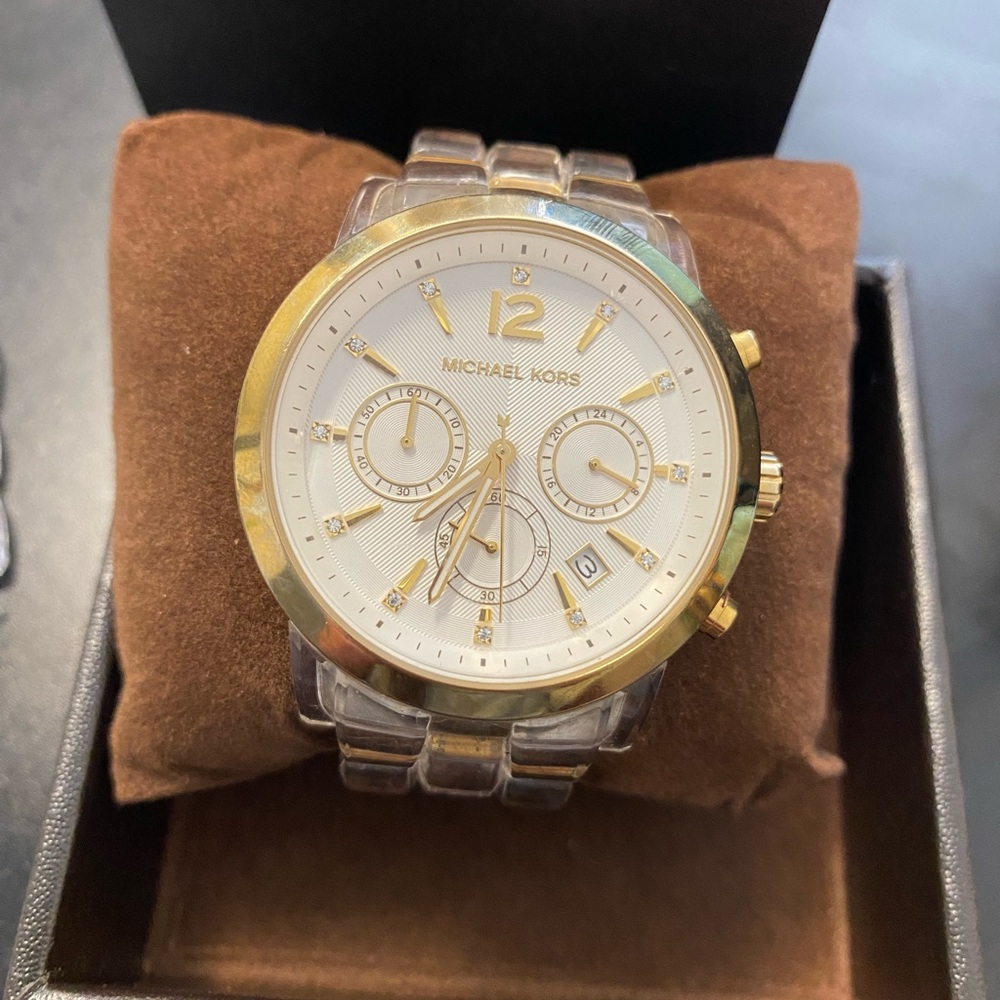 Michael Kors Clear band Watch